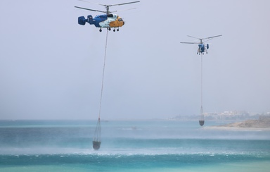 Вертолеты Ка-32 АО НПК «ПАНХ» приступили к дежурству по пожаротушению в республике Кипр